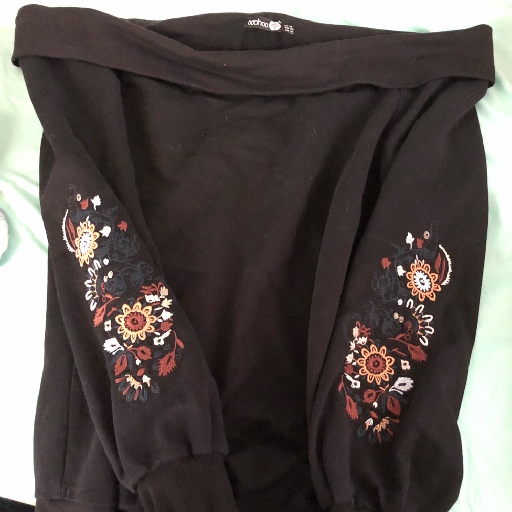 Off the shoulder sweater